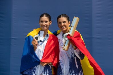 Gianina van Groningen és Ionela Cozmiuc. Fotó: Facebook / Comitetul Olimpic și Sportiv Român