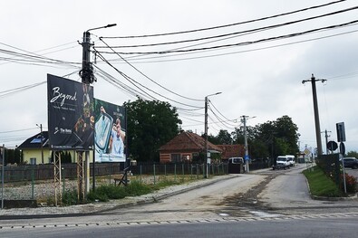 Oroszfaluban is LED-lámpatestek kerültek fel. A szerző felvétele
