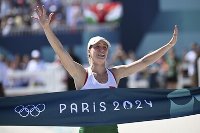 Gulyás Michelle 2004 után nyert Magyarországnak aranyat öttusában. Fotó: MTI / Czeglédi Zsolt