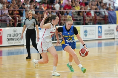 Nemes Gréta mind a hét mérkőzésen pályára lépett. Fotó: FIBA