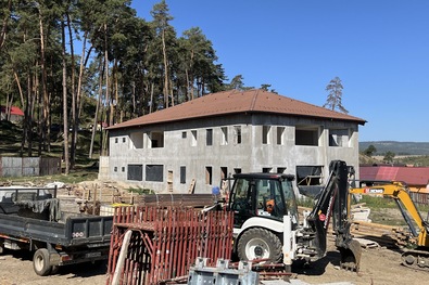 A majdani őrkői óvoda épülete. A szerző felvételei