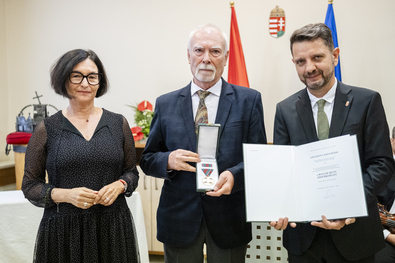 Kitüntették Vinczeffy Lászlót