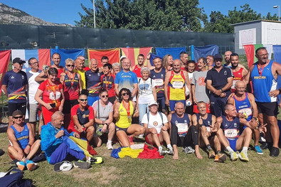 A román válogatott. Fotó: Facebook / Federația Română de Atletism