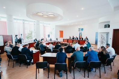 Mandátumuk végéhez érkeztek a megyei testület jelenlegi tagjai.  Fotó: Kiss Zsombor
