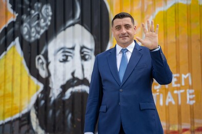 George Simion, a Románok Egyesüléséért Szövetség (AUR) elnöke. Fotó: Facebook / George Simion
