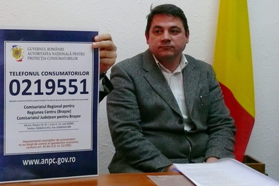 Mircea Diacon még hivatalában. A szerző archív felvétele