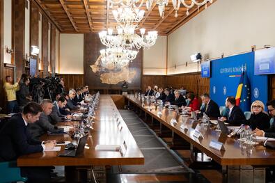 Ülésezik a kormány. Fotó: gov.ro