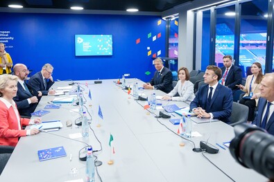 Klaus Iohannis Budapesten. Fotó: Presindency.ro