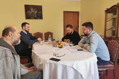Domokos Péter, Karácsony Zsolt, Kelemen Szilárd, Oltean Csongor. Fotó: Gáspár Antónia
