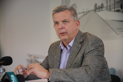 Miklós Zoltán parlamenti képviselő, a tervezet kezdeményezője. Albert Levente felvétele