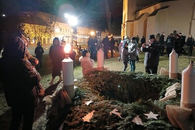 Adventi gyertyagyújtás (Barót)