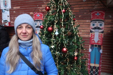 Szász Andrea szervező maga készítette ékszerekkel, dísztárgyakkal volt jelen a vásáron. A szerző felvétele