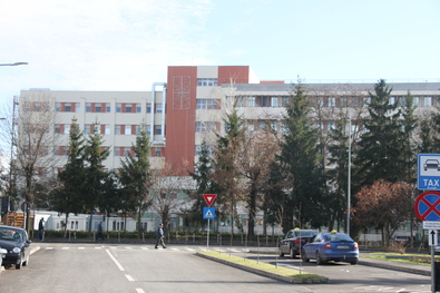 A Dr. Fogolyán Kristóf Megyei Sürgősségi Kórház. Fotó: Albert Levente