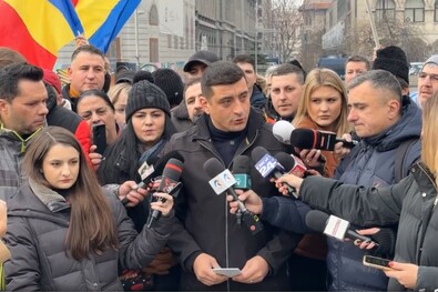 Képernyőfelvétel: Facebook / George Simion