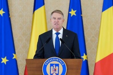 Klaus Iohannis államfő. Fotó: Presidency.ro