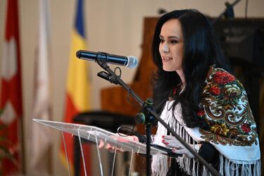 Simona Bucura-Oprescu munka- és családügyi miniszter. Fotó: Facebook / Ministerul Muncii, Familiei, Tineretului și Solidarității Sociale