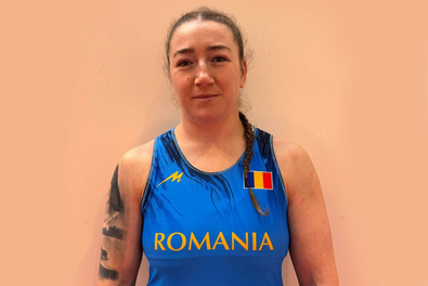 Cătălina Axente. Fotó: Federatia Romana de Lupte