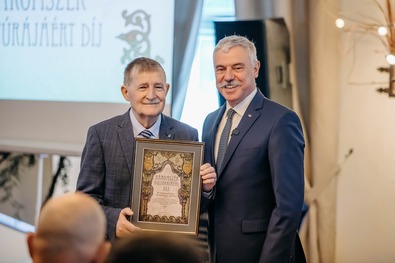 Pozsony Ferenc és Tamás Sándor. Fotó: Facebook  / Tamás Sándor. Csulak Zoltán felvétele