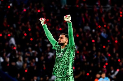 Gianluigi Donnarumma parádésan védett. Fotó: Facebook / PSG - Paris Saint-Germain