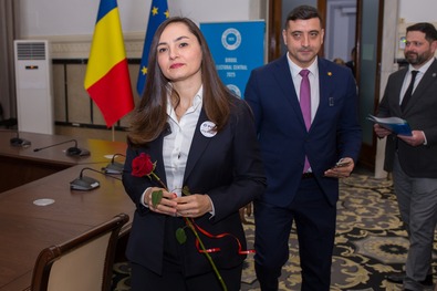 Anamaria Gavrilă, a POT elnöke. Lassan párttagok nélkül marad. Fotó: Facebook / Anamaria Gavrilă