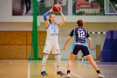 Biszak Boglárka. Fotó: Facebook / KSE Basket