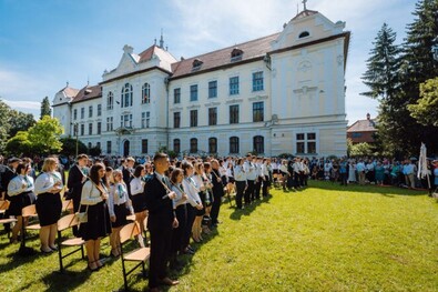 Rákóczis diákok ballagása az Unirea líceumból. Fotó: Facebook / Soós Zoltán