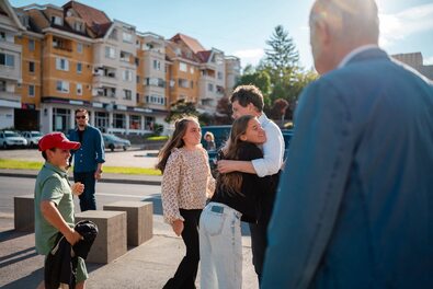  Elnöki látogatás Sepsiszentgyörgyön. Fotó: Facebook / Tamás Sándor