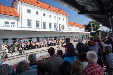 Sepsiszentgyörgyön is megáll  a csíksomlyói zarándokvonat