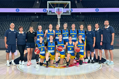 Az U18-as román válogatott. Fotó: Facebook / Federatia Romana de Baschet