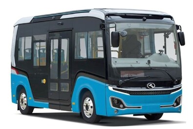 A legkisebb, hétméteres busz modellje. Fotó: ADR Centru