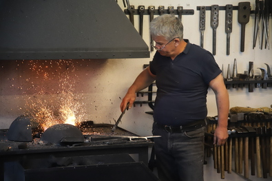Nagy György kovácsmester. Fotó: Albert Levente