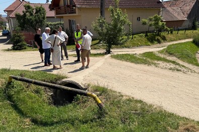 A munkálatokkal Vargyas mellékutcái is átlépnek a 21. századba. Fotó: Imets Lajos 