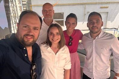 Nacsa Lőrinc, Pandy Péter, Szilágyi Dóra Emese, Nagy-Vargha Zsófia és Turi Ádám. Fotó: Facebook / Pandy Péter