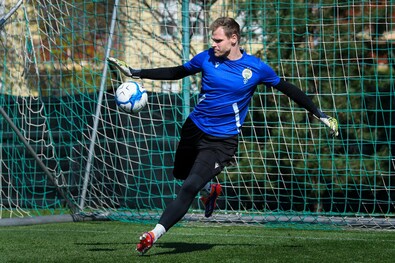 Dibusz Dénes századik nemzetközi kupamérkőzését játszhatja. Fotó: Facebook / Ferencvárosi Torna Club