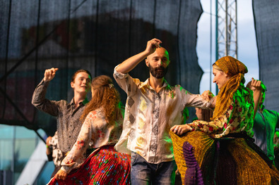 Cigányfolklór-tábor Zabolán