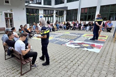 Rendőrök a gyermekek védelmében