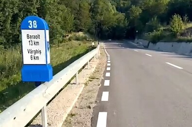Újjáépítették az erdővidéki utat. Fotó: Facebook / Tamás Sándor
