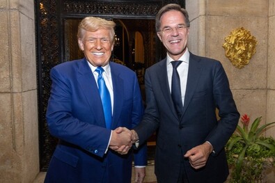 Donald Trump és Mark Rutte tavaly november találkozott. Fotó: NATO