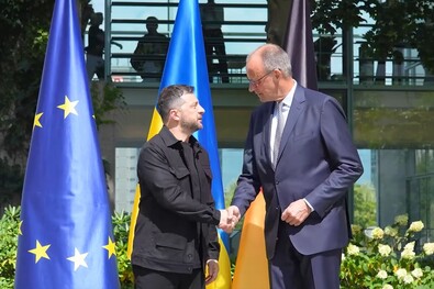 Volodimir Zelenszkij és Friedrich Merz. Fotó: Facebook / Volodimir Zelenszkij