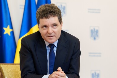 Nicușor Dan a Tettre készek koalíciójának online megbeszélésén. Fotó: presidency.ro