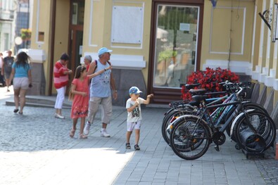 Bicikliszámláló. Fotó: Albert Levente