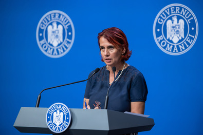 Ioana Dogioiu kormányszóvivő. Fotó: gov.ro