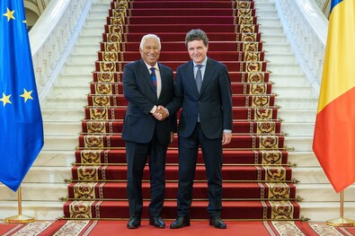 Antonio Costa és Nicuşor Dan. Fotó: Presidency.ro