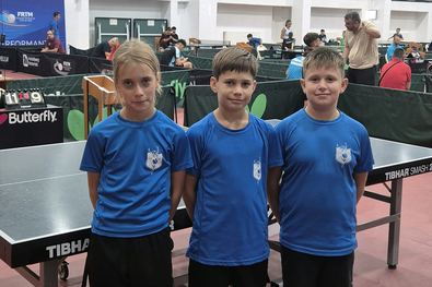 Besztercén vendégszerepeltek  kis pingpongozóink (Asztalitenisz,  utánpótlás)