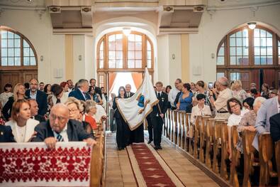 Tanévnyitó ünnepség Kolozsváron. Fotó: Facebook / Dr. Balatoni Katalin