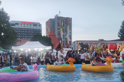  Szórakozás a kovásznai városnapokon. Fotó: Bodor János