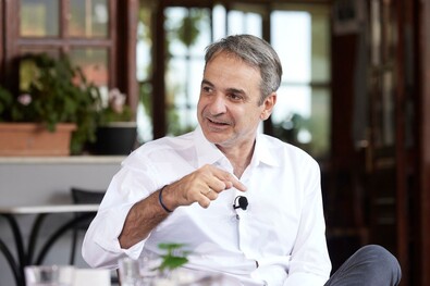 A görög miniszterelnök. Fotó: Facebook / Kyriakos Mitsotakis