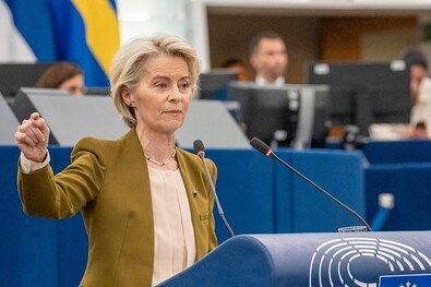 Ursula von der Leyen. Fotó: Facebook / European Parliament