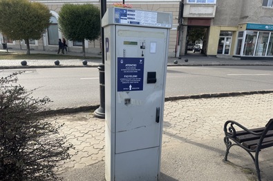 Nincs kőbe vésve a készpénzfizetés kivezetése (Parkolási díj Sepsiszentgyörgyön)