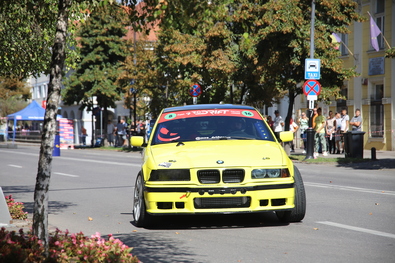 Driftbemutató a sepsiszentgyörgyi Sportnapokon. Fotó: Albert Levente